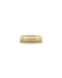 Half Round Wedding Band in 10kt Yellow Gold