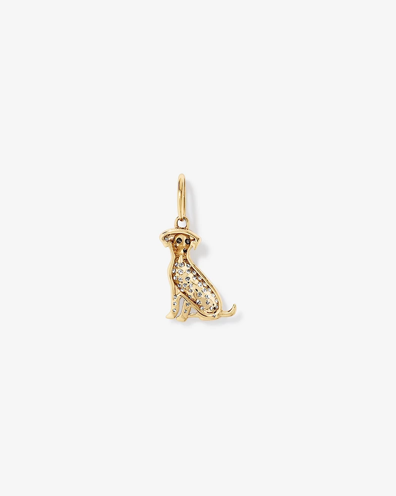 0.16TW Diamond Dog Pendant in 10kt Gold