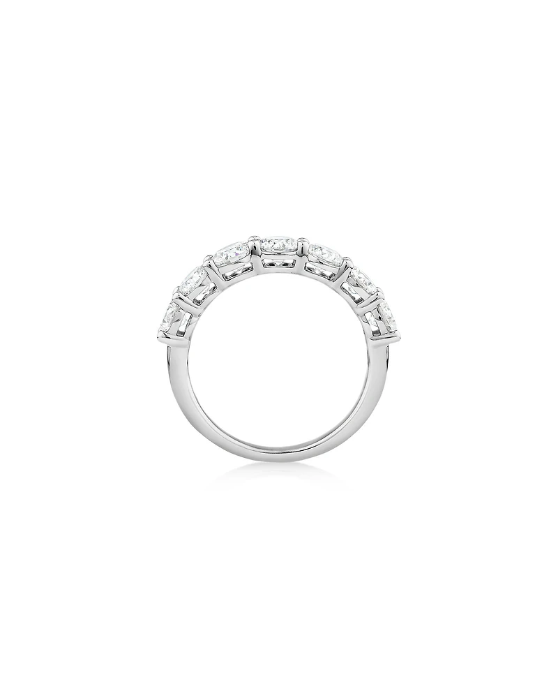 Wedding Band with 2.00 Carat TW Laboratory Grown Diamonds in 14kt White Gold