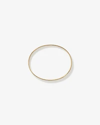 Wide Oval Bangle in 10kt Yellow Gold
