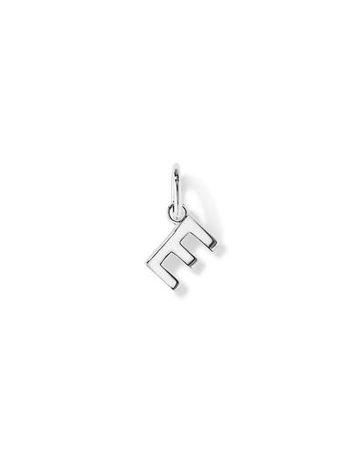 Pendentif initiale lettre E en argent sterling