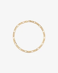 55cm (22") Figaro Chain in 18kt Vermeil