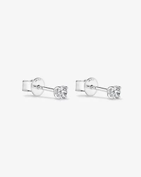 0.25 Carat TW Diamond Solitaire Stud Earrings 18kt Gold