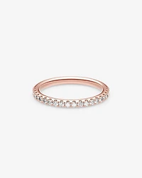 Wedding Band with 0.34 Carat TW of Diamonds in 14kt Rose Gold