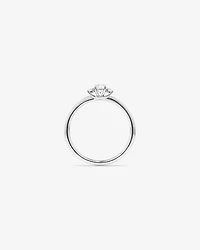0.30 Carat TW Round Brilliant Diamond Three-Stone Engagement Ring in 14kt White Gold