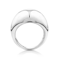 Wide Dome Ring in Sterling Silver