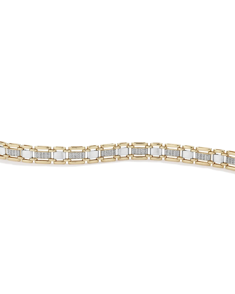 Bracelet with 1/2 Carat TW of Diamonds in 10kt Yellow Gold