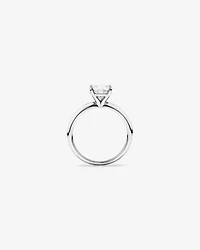 1.50 Carat TW Round Brilliant Laboratory-Grown Diamond Solitaire Engagement Ring 14kt White Gold