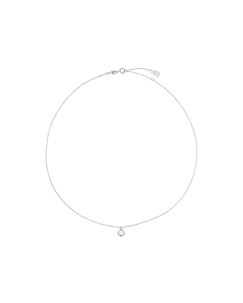 Cultured Freshwater Pearl Pendant and Stud Earring Gift Set in Sterling Silver