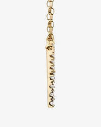 "Y" Initial Necklace with 0.10 Carat TW of Diamonds in 10kt Yellow Gold