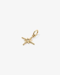 Diamond North Star Pendant in 10kt Yellow Gold