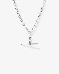 Chaîne belcher à breloque en argent sterling de 45 cm, 4,5 mm à 5 mm de largeur