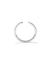 0.12 Carat TW Diamond Open Wedding Band in 14kt White Gold