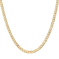 50cm (20") Semi Solid Curb Chain in 10kt Yellow Gold