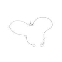 19cm (7.5") Y Initial Bracelet in Sterling Silver