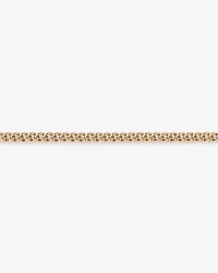 Chaîne gourmette ronde 50 cm (20 po) en vermeil 18 ct