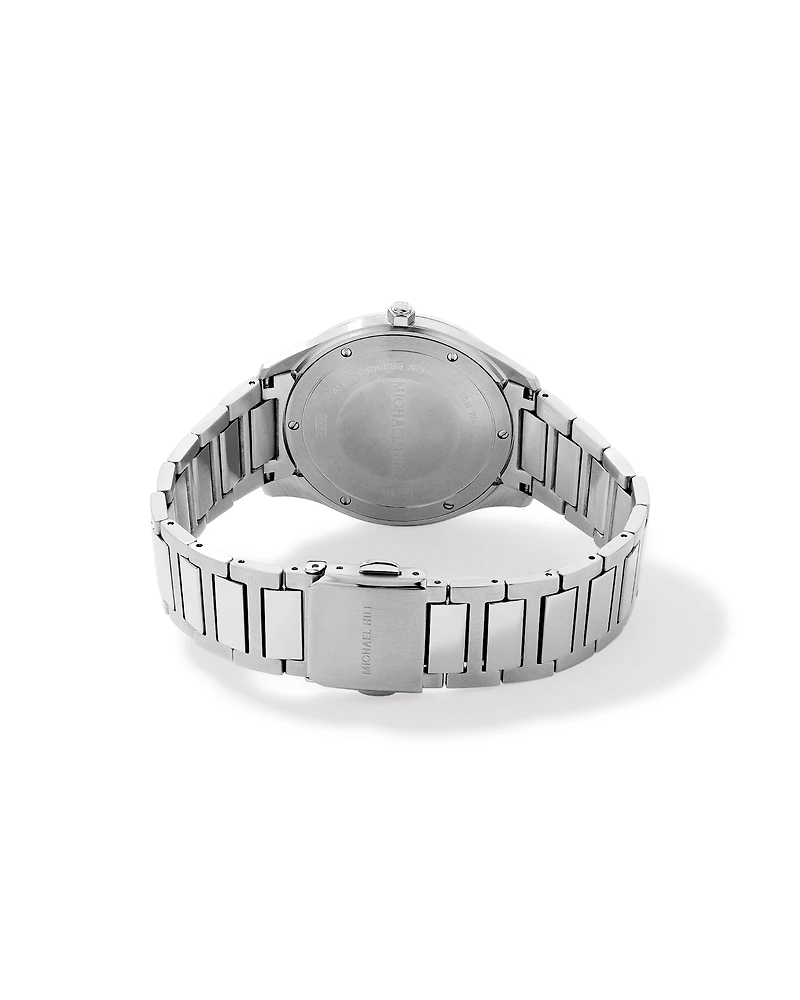 Quartz Watch with Deep Blue Dial in Stainless Steel