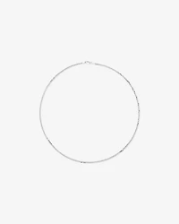 Collier chaîne gourmette fine 55 cm (22") largeur 2,5-3 mm en argent sterling