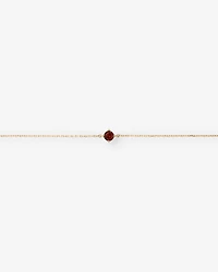 Bracelet with Garnet in 10kt Yellow Gold