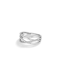 Ring with 0.10 Carat TW of Diamonds in Sterling Silver