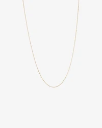 50cm (20") 1mm Width Singapore Chain in 10kt Yellow Gold