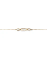 0.26 Carat TW Diamond Paperclip Bracelet in 10kt Yellow Gold
