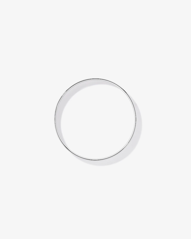 Jonc rond solide 65 mm (2,56") largeur 8 mm en argent sterling