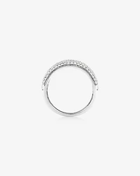 Diamond Pave Ring with 1.00 Carat TW Diamond in 10kt White Gold