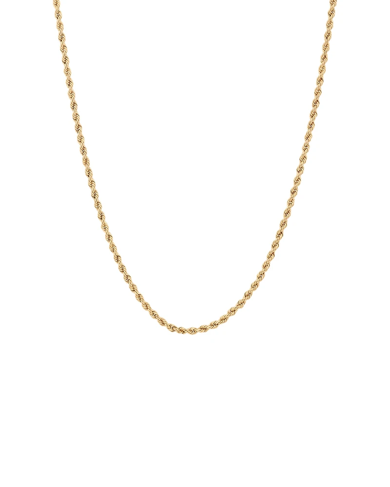 55cm (22") Rope Chain in 10kt Yellow Gold