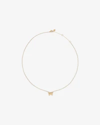 Collier papillon en or jaune 10 K