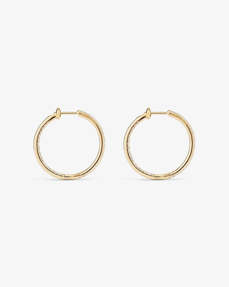 Anneaux en or jaune 10 K avec diamants totalisant 0,50 ct