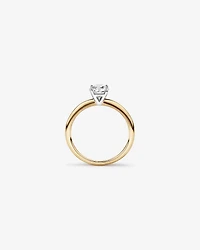 0.70 Carat TW Round Brilliant Laboratory-Grown Diamond Solitaire Engagement Ring 14kt Yellow and Gold