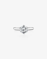Certified Solitaire Engagement Ring with a 1.50 Carat TW Diamond in 18kt White Gold