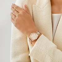 Ladies Watch Rose Tone Stainless Steel