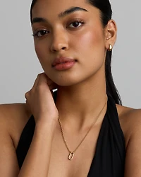 Connecteur pendentif trombone poli en or jaune 10 carats