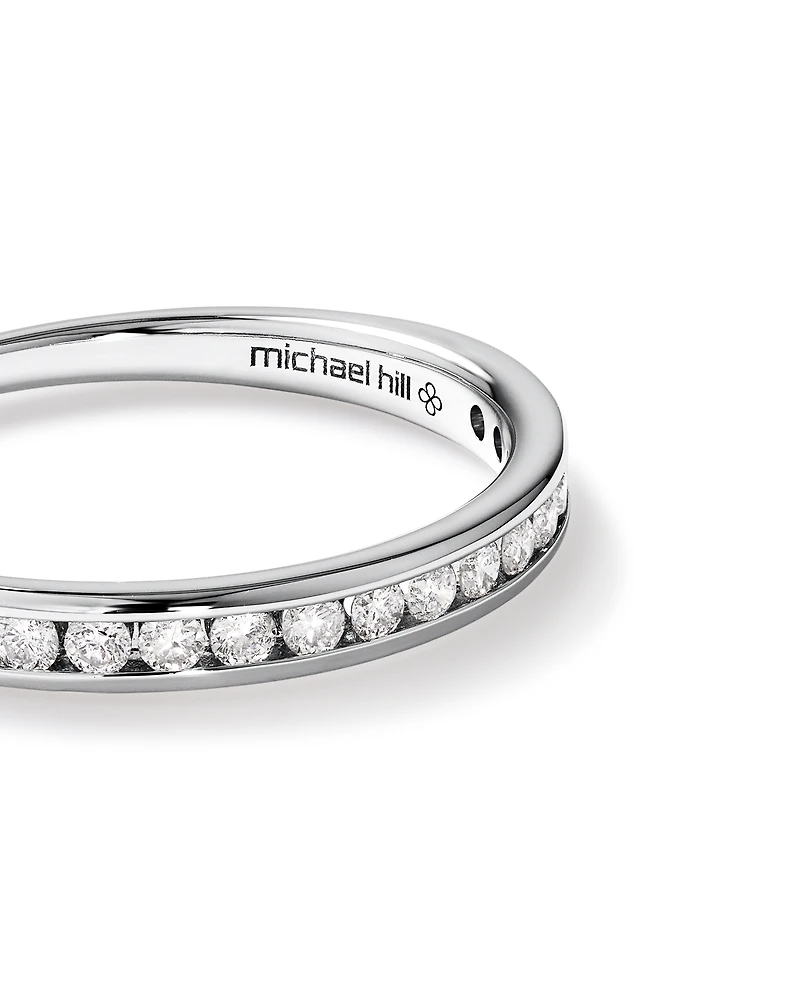 Carat TW Channel Set Diamond Wedding Ring 14kt Gold