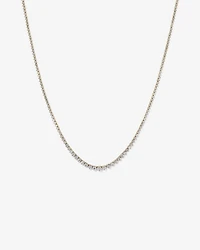 6.00 Carat TW Graduated Diamond RivieraTennis Necklace in 18kt Yellow Gold