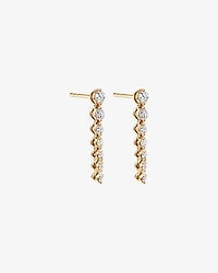 Drop Earrings with 0.50 Carat TW of Diamonds in 18kt Yellow Gold
