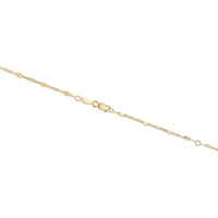 50cm (20") Oval Mirror Cable Chain in 10kt Yellow Gold
