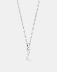 "L" Initial Pendant in Sterling Silver