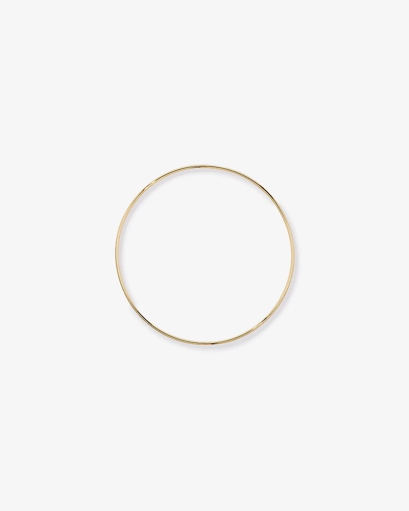 Jonc Rond Fin en Or Jaune 10 ct