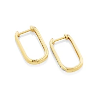 Huggies with 0.22 Carat TW of Diamonds in 10kt Yellow Gold