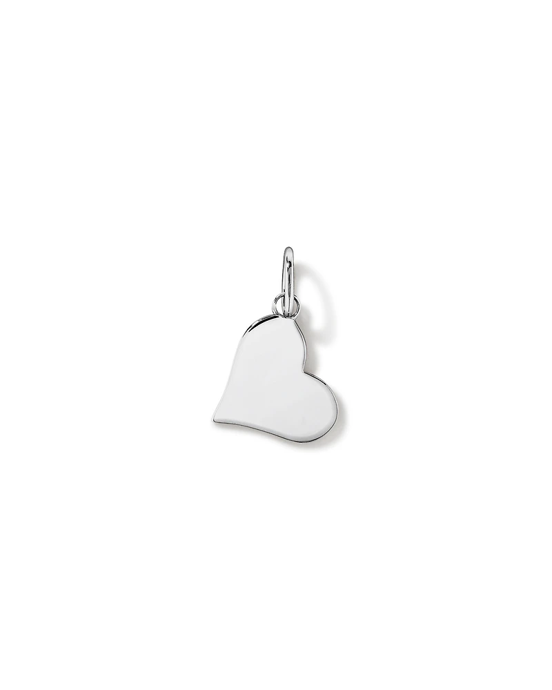 Pendentif coeur d'amour en argent sterling