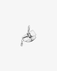 Pendentif Mortier de Graduation avec Accent de Diamant en Argent Sterling