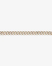 3.30 Carat TW Diamond Set Cuban Link Bracelet in 10kt Yellow and White Gold