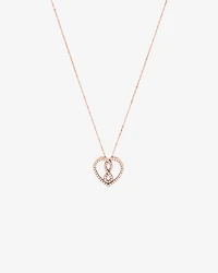 Small Infinitas Pendant with 1/4 Carat TW of Diamonds in 10kt Rose Gold
