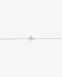 Cubic Zirconia Knot Bracelet in Sterling Silver