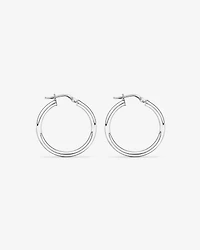 Boucles d’oreilles rondes à cercle de 20 mm en argent sterling