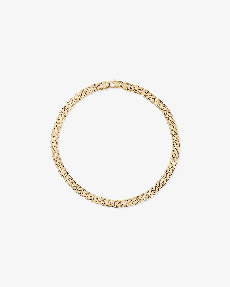 50cm (20") 11mm Curb Chain in 18kt Vermeil