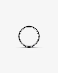 8mm Brushed Dome Black Titanium Wedding Band